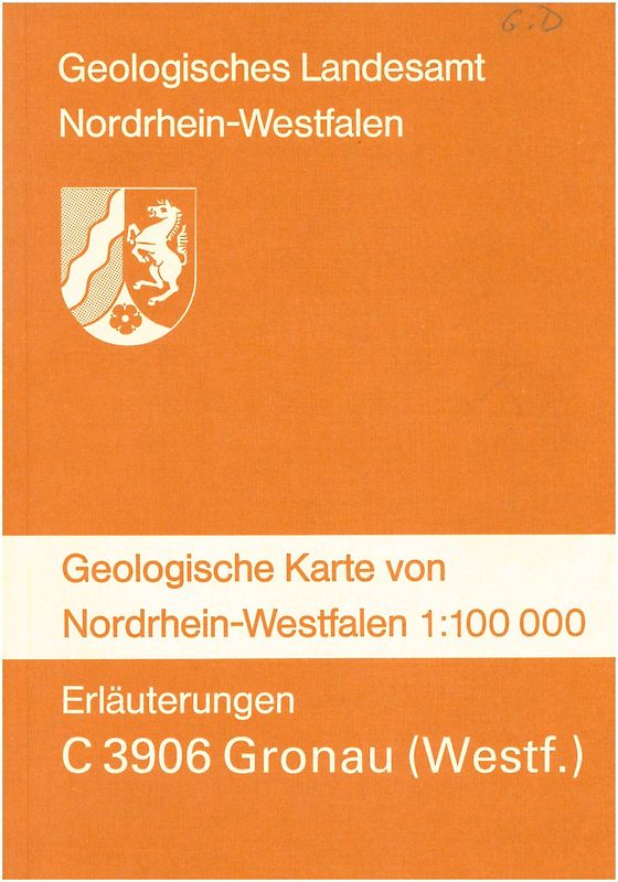 Geologische Karten von Nordrhein-Westfalen 1:100000 / Gronau