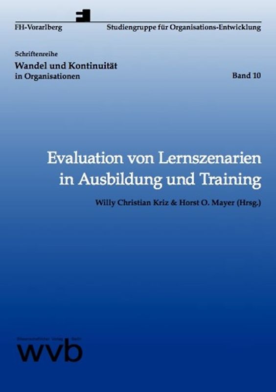Evaluation von Lernszenarien in Ausbildung und Training