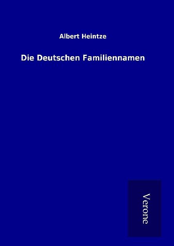 Die Deutschen Familiennamen