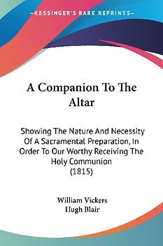 A Companion To The Altar