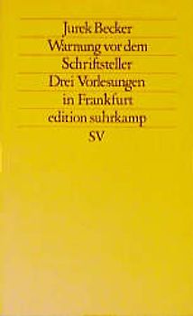 Warnung vor dem Schriftsteller