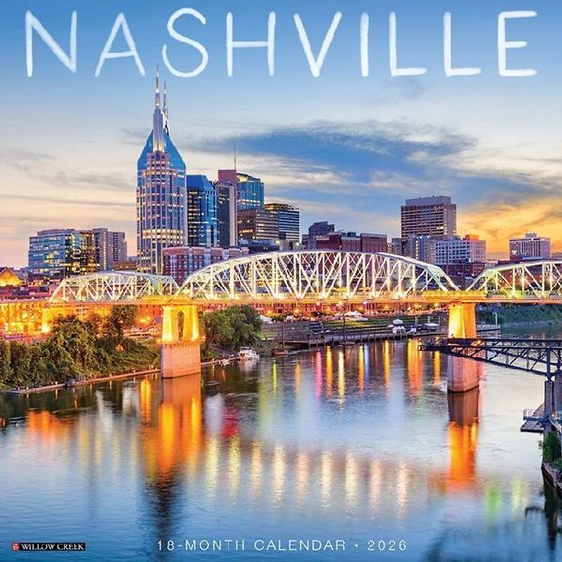 Nashville 12 X 12 Wall Calendar