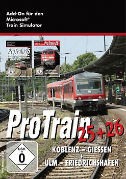 ProTrain Bundle 25 & 26 (Koblenz - Giessen & Ulm - Friedrichshafen) PC Spiele