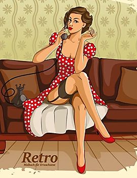 Retro-Malbuch für Erwachsene 1