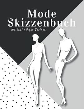 Mode Skizzenbuch. Weibliche Figur Vorlagen