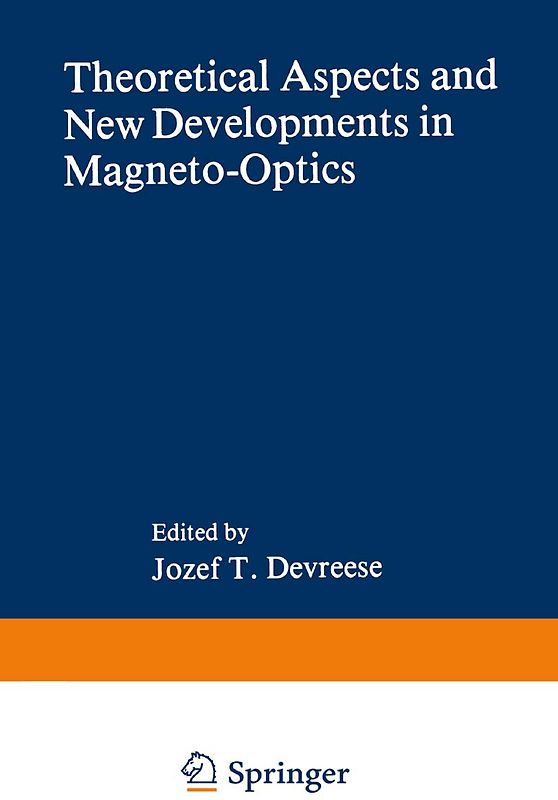 Theoretical Aspects and New Developments in Magneto-Optics