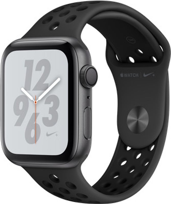 Apple Watch Nike+ Serie 4 44 mm cassa in alluminio space grigio con Bracciale sportivo Nike antracite/nero [Wi-Fi]