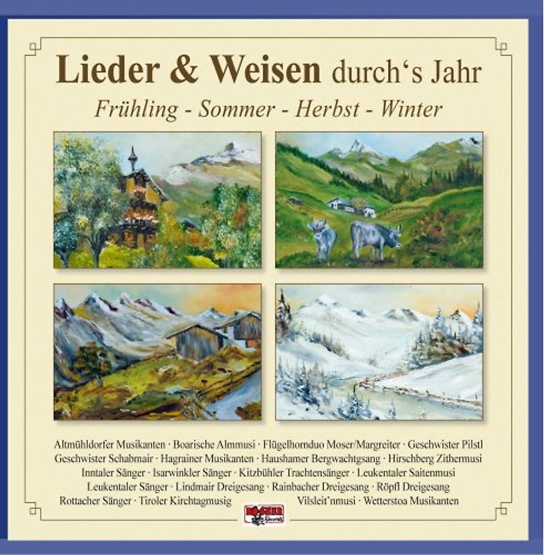 Various Artists - Lieder & Weisen durch's Jahr · Frühling - Sommer - Herbst - Winter