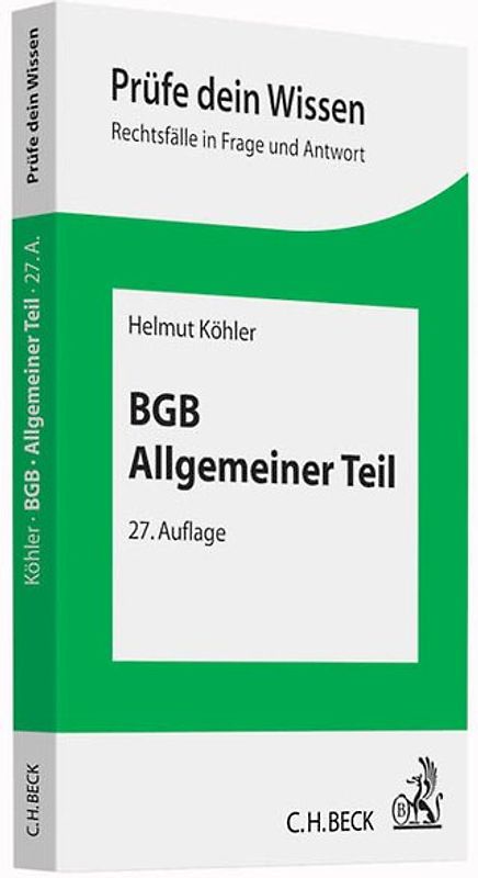 BGB Allgemeiner Teil