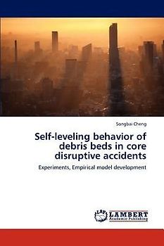 Self-leveling behavior of debris beds in core disruptive accidents