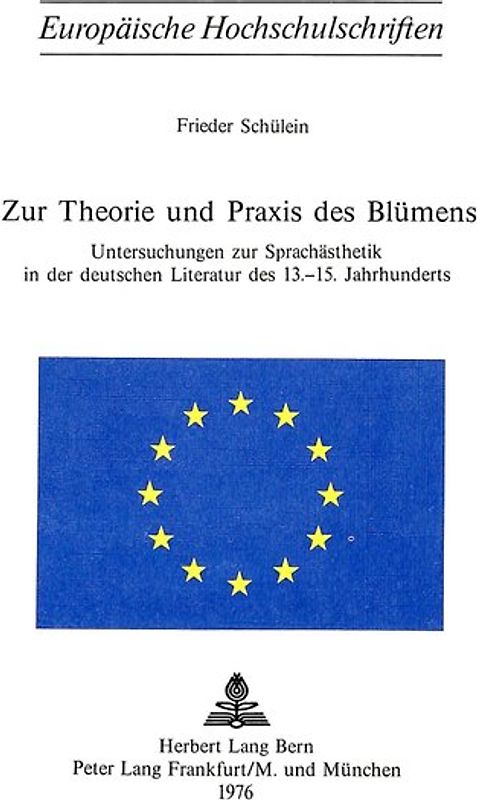 Zur Theorie und Praxis des Blümens