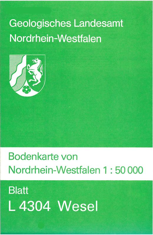 Bodenkarten von Nordrhein-Westfalen 1:50000 / Wesel