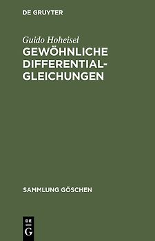 Gewöhnliche Differentialgleichungen