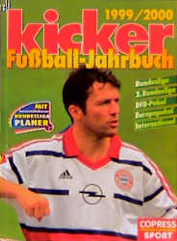 Kicker Fussball-Jahrbuch 1999/2000. Bildband und Bundesliga-Planer zusammen