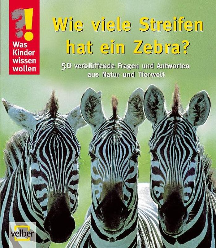 Wie viele Streifen hat ein Zebra?