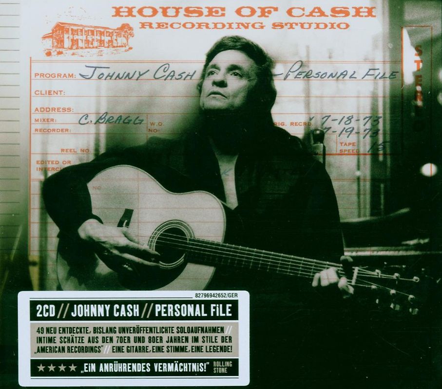 Johnny Cash - Personal File