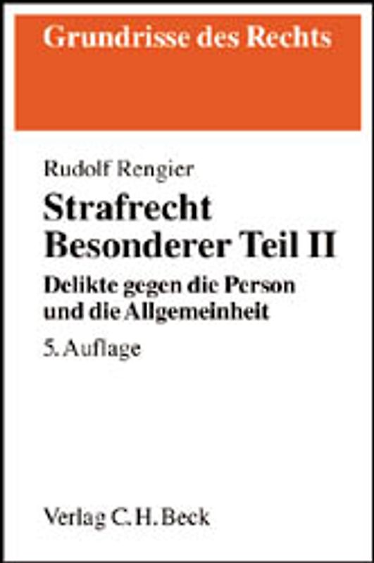 Strafrecht Besonderer Teil II