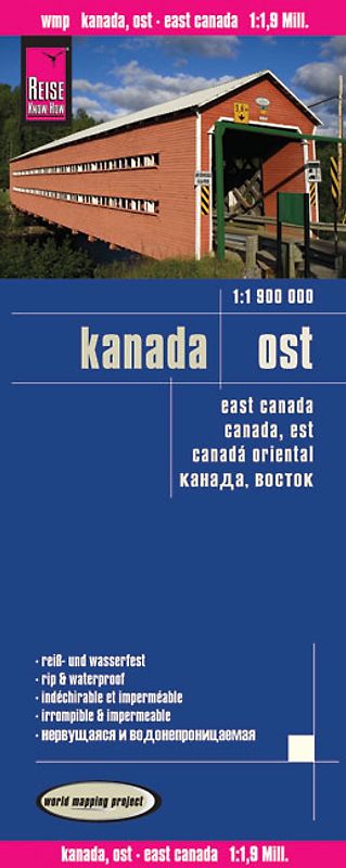Reise Know-How Landkarte Kanada Ost (1:1.900.000)