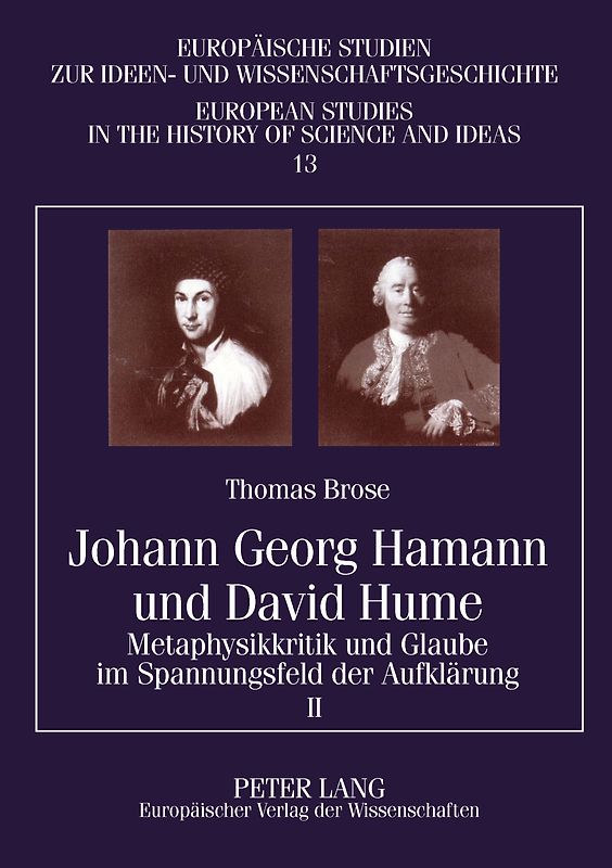 Johann Georg Hamann und David Hume