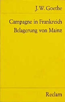 Campagne in Frankreich. Belagerung von Mainz