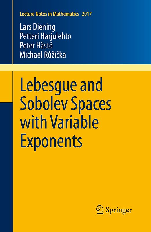 Lebesgue and Sobolev Spaces with Variable Exponents