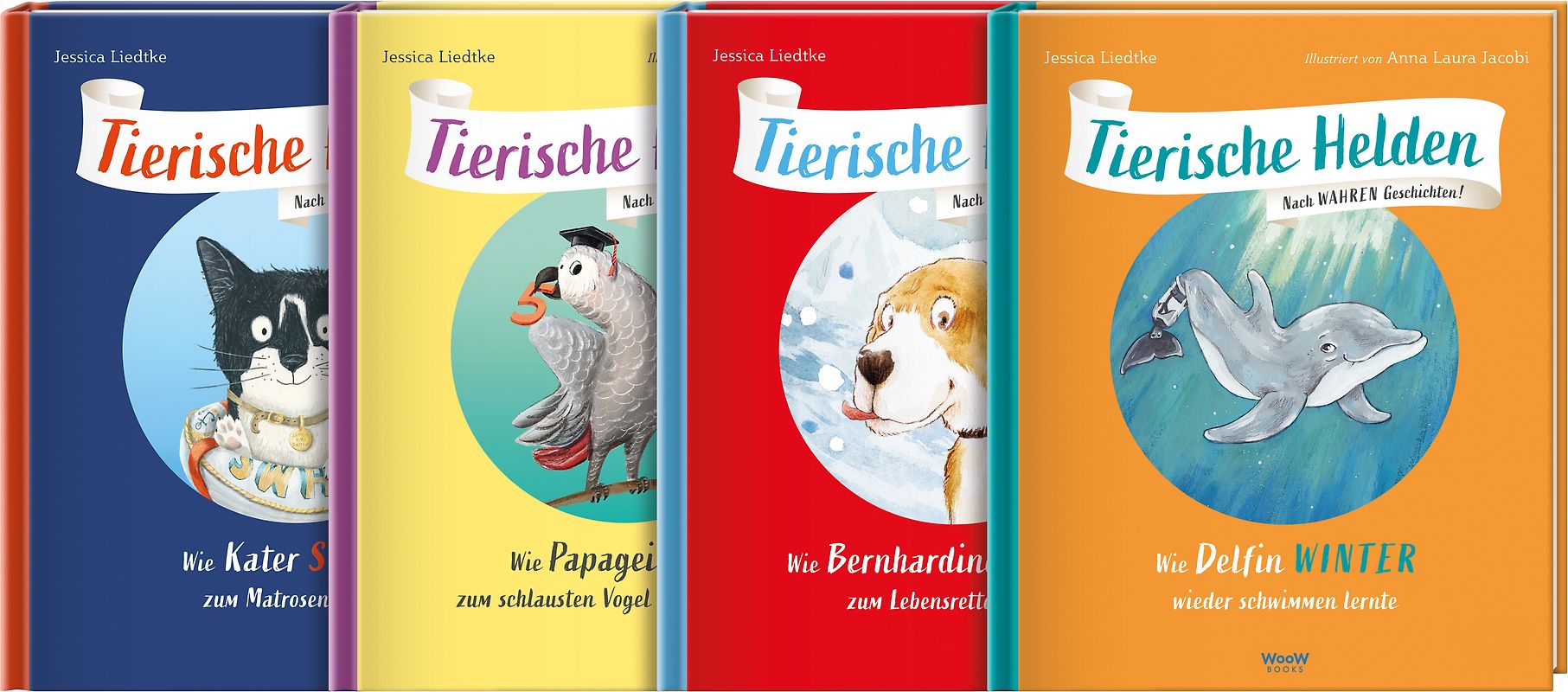 Tierische Helden: Paket (Bd. 1–4)