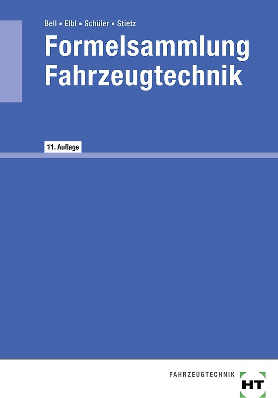 eBook inside: Buch und eBook Formelsammlung Fahrzeugtechnik