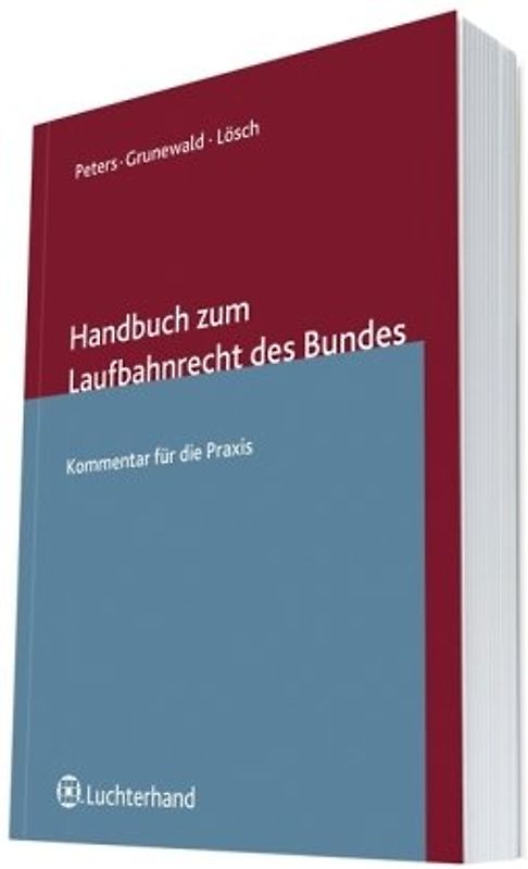 Handbuch zum Laufbahnrecht des Bundes