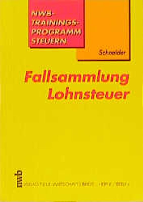 Fallsammlung Lohnsteuer