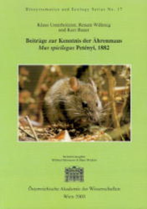 Beiträge zur Kenntnis der Ährenmaus. Mus spicilegus Peteny, 1882