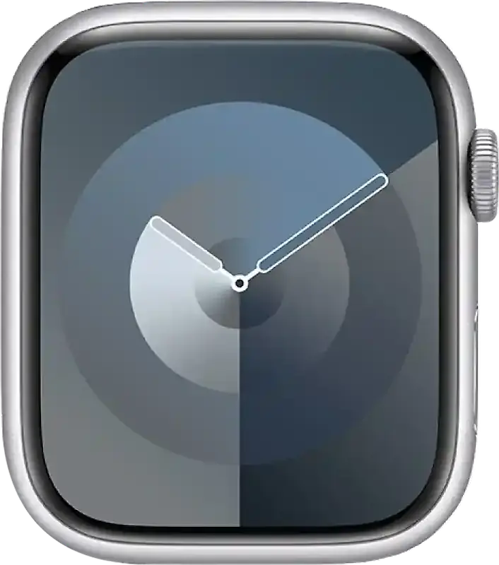 Apple Watch Series 9 45 mm Boîtier aluminium argent [Wi-Fi]