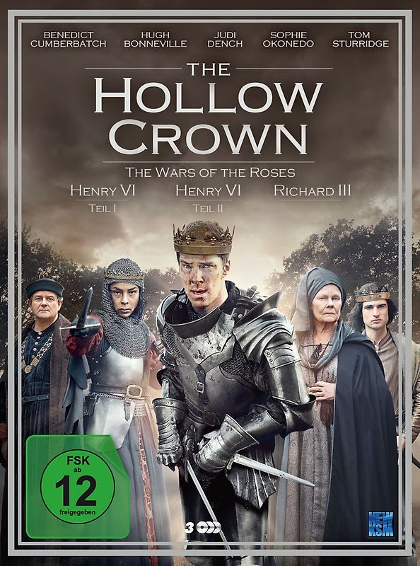 The Hollow Crown - Staffel 2: The War of the Roses [3 Discs] DVD