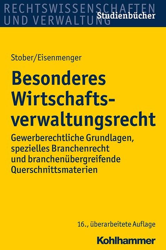 Besonderes Wirtschaftsverwaltungsrecht