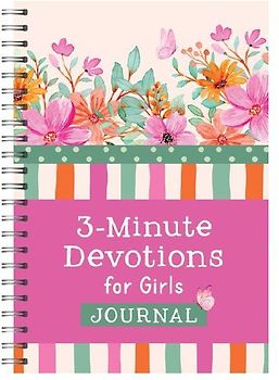 3-Minute Devotions for Girls Journal
