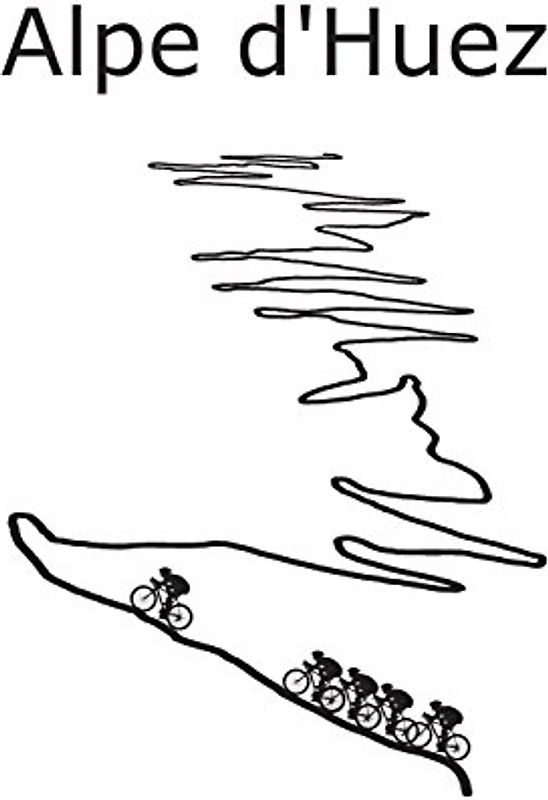 Alp d´Huez: Notebook | Journal | Diary | 112 Lined Pages