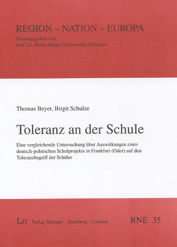 Toleranz an der Schule