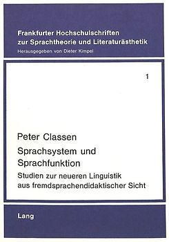 Sprachsystem und Sprachfunktion