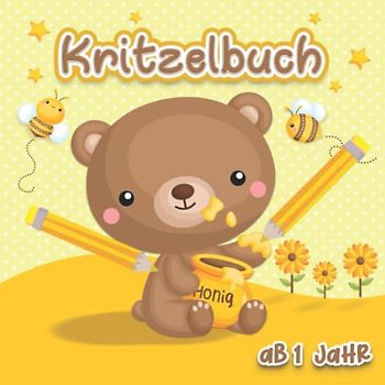kritzelbuch ab 1 jahr: Mein erstes Tiere kritzelmalbuch mit tollen Motiven zum Lernen der ersten Gegenstände,für Kinder zwischen 1-3 Jahren.
