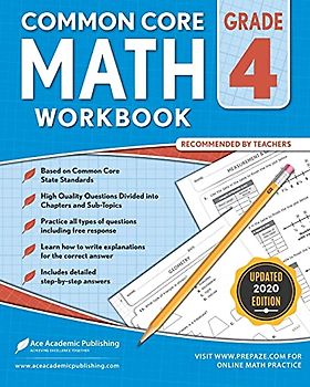 4th Grade Math Workbook: Common Core Math Workbook