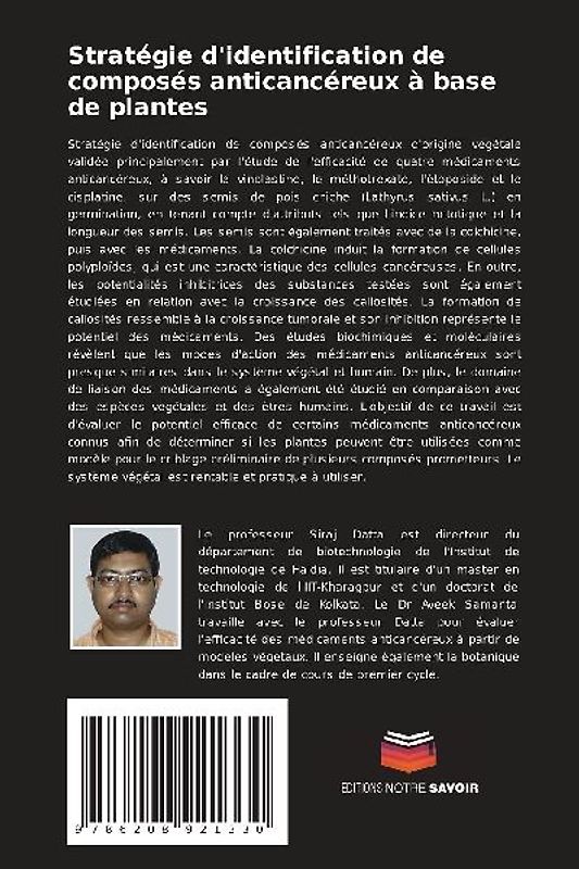 Stratégie d'identification de composés anticancéreux à base de plantes
