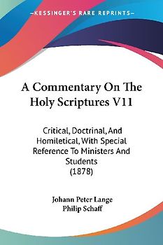 A Commentary On The Holy Scriptures V11