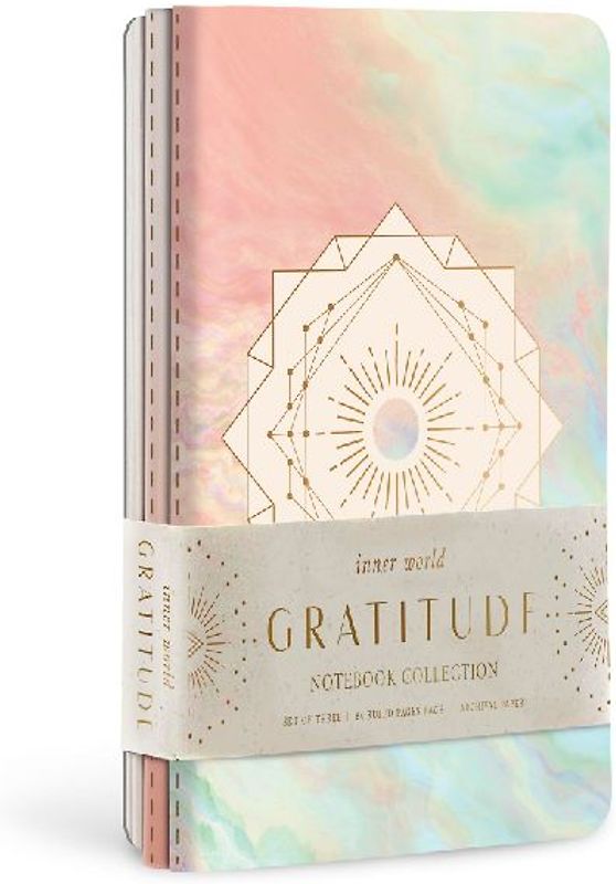 Gratitude Sewn Notebook Collection (Set of 3)