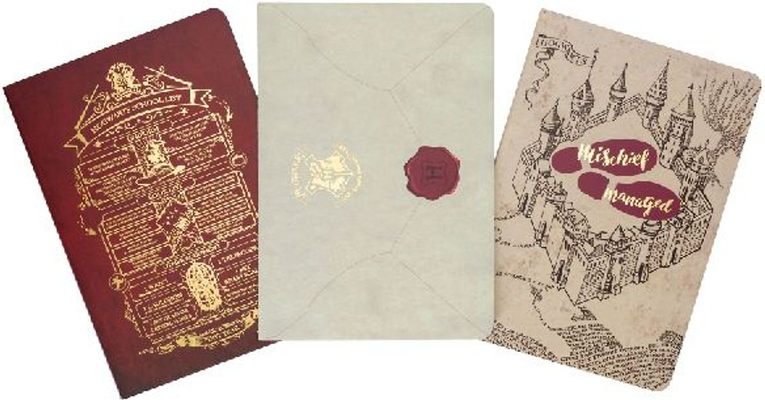 Harry Potter: Welcome to Hogwarts Planner Notebook Collection (Set of 3)