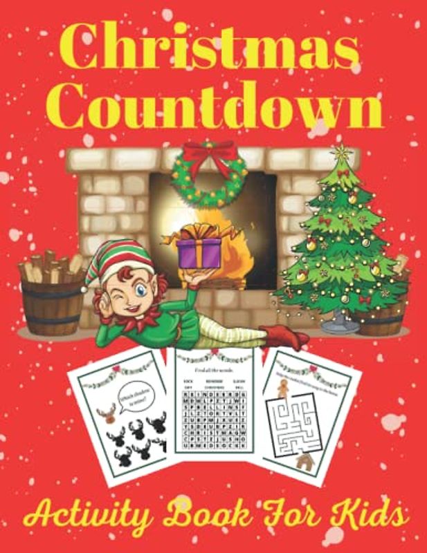 Christmas Countdown: Activity Book For Kids