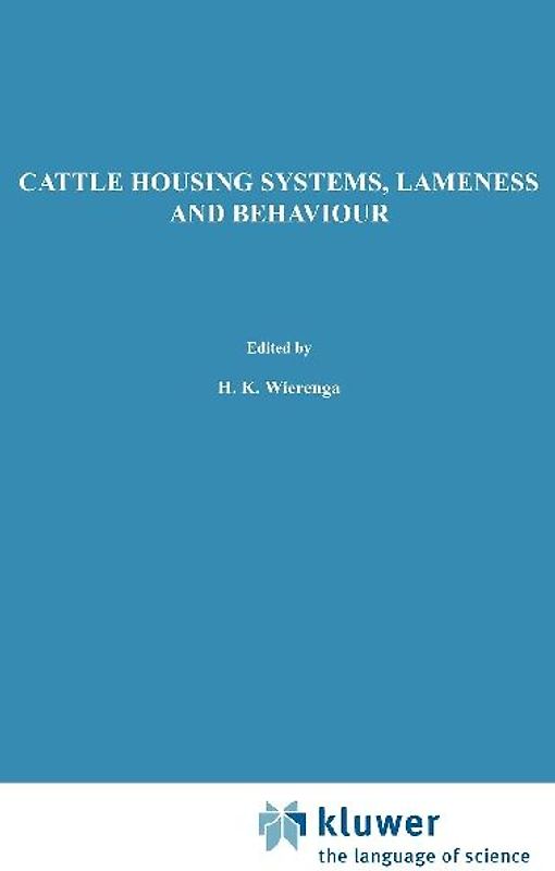 Cattle Housing Systems, Lameness and Behaviour