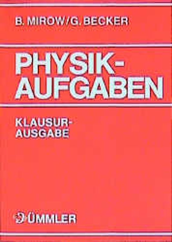 Physik Aufgaben Sekundarstufe II