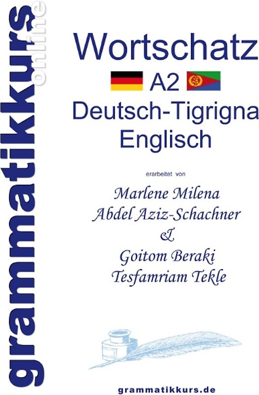 Wörterbuch A2 Deutsch-Tigrigna-Englisch