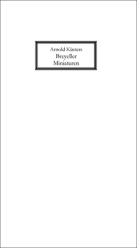 Breyeller Miniaturen