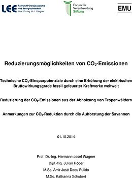 Reduzierungsmöglichkeiten von CO2-Emmissionen