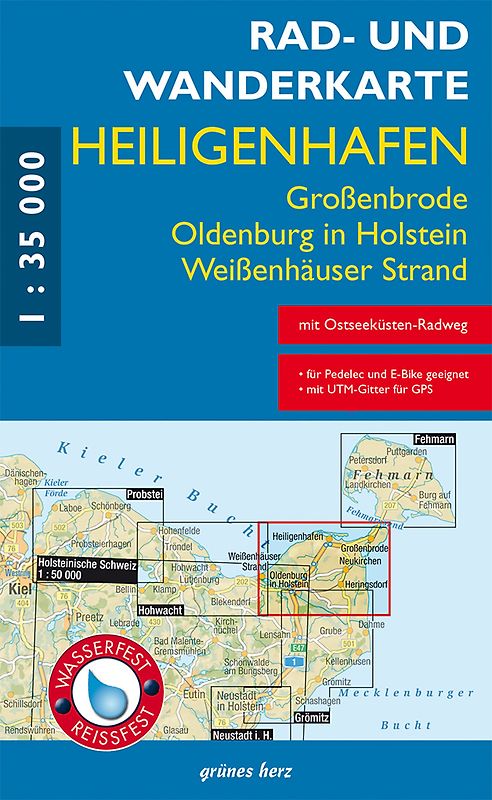 Rad- und Wanderkarte Heiligenhafen